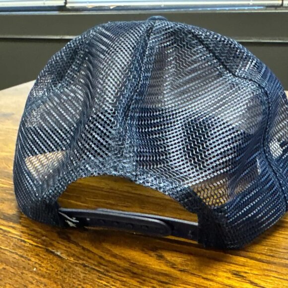 Grizzly OG Bear Snapback Baseball Cap Hat Blue NWT Skate Surf Streetwear Trucker - Picture 3 of 4